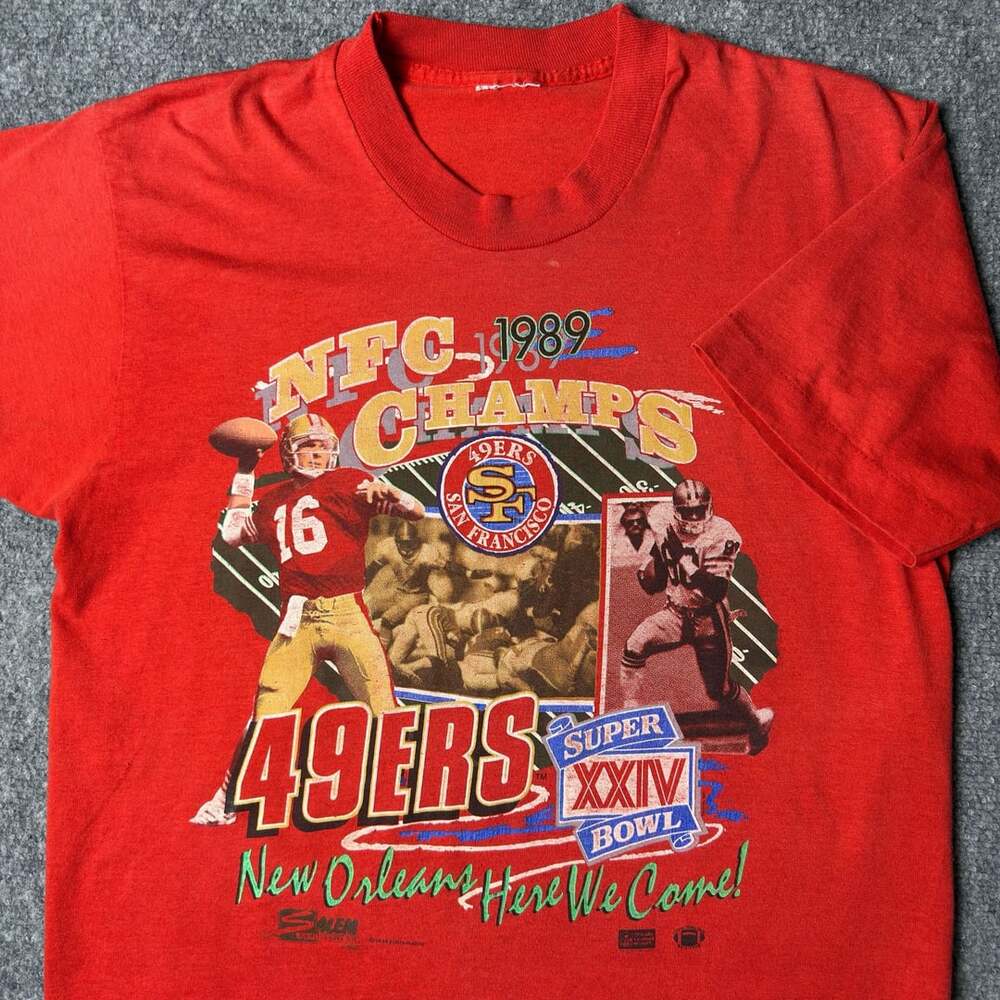 Salem Sportswear 1989 San Francisco 49ers NFC Champs T-Shirt